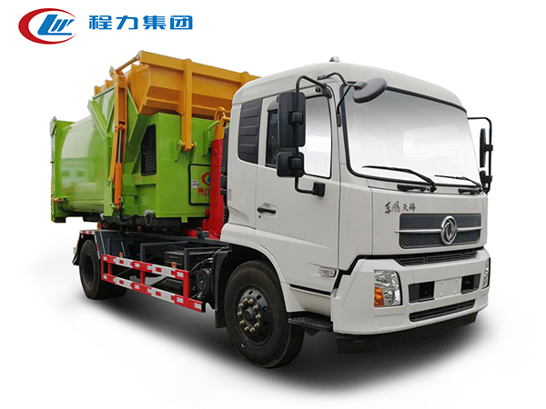 東風天錦12方勾臂垃圾車
