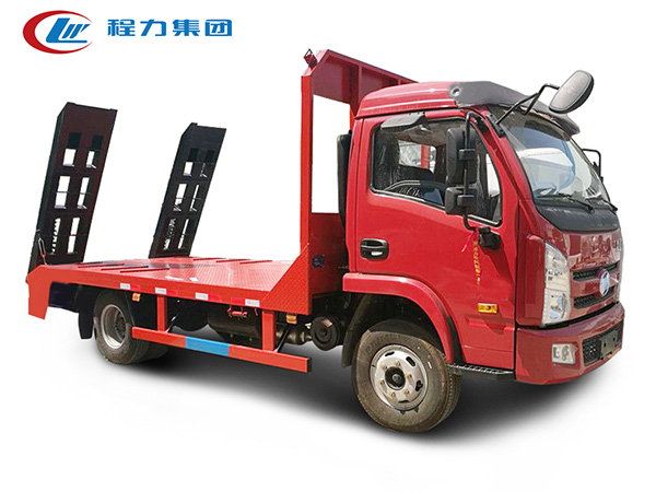 東風福瑞卡藍牌平板車運輸車（60-80型號挖機）
