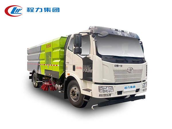 國六解放16方多功能洗掃車